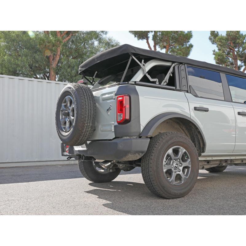 aFe Apollo GT 3in 409 SS Cat-Back Exhaust 2021 Ford Bronco L4-2.3L (t)/V6-2.7L (tt) w/ Polished Tips-SR1 Performance