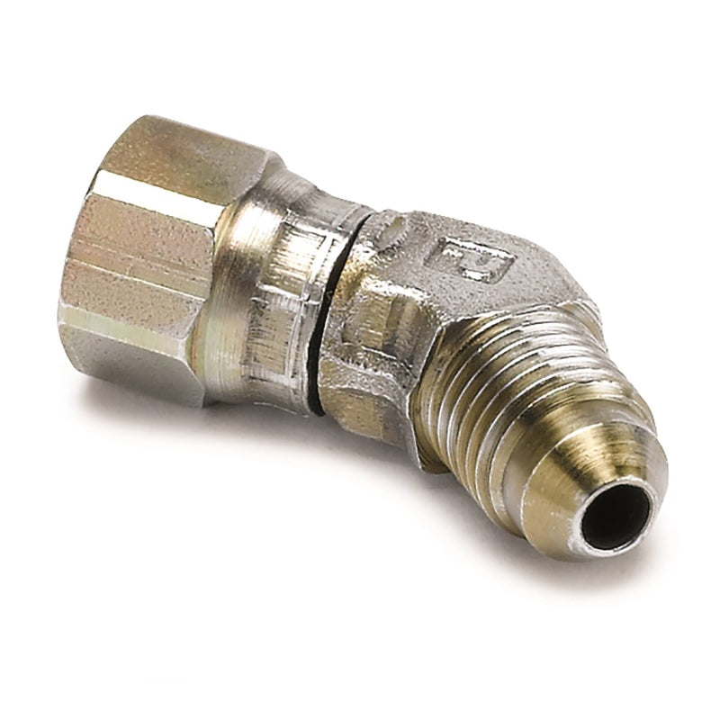 Autometer -4AN Elbow Fitting - 45 Deg w/ Swivel Nut-SR1 Performance