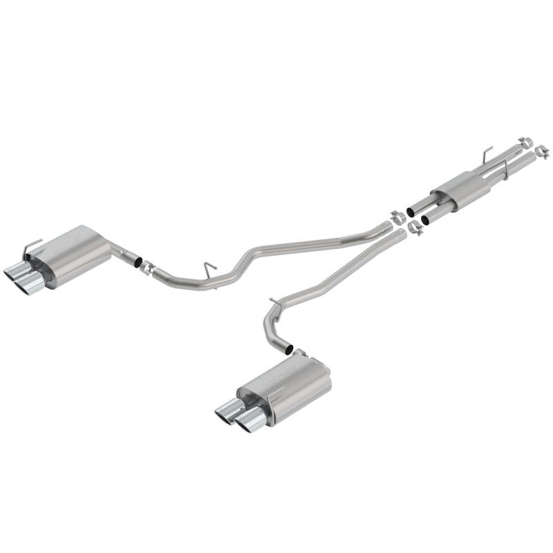 Borla 2020 Ford Explorer ST 3.0L V6 2.25in ATAK Exhaust - Chrome Tips