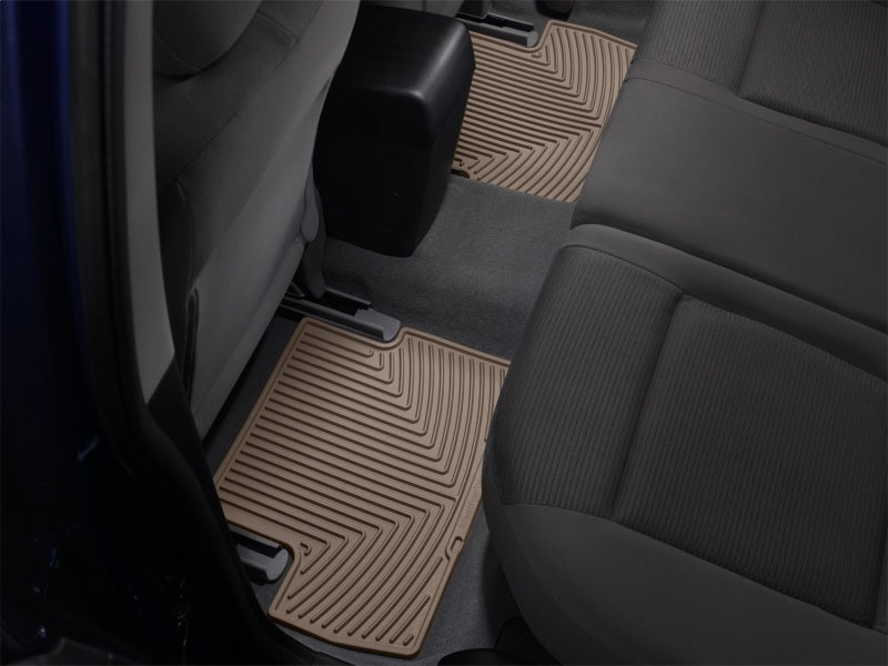 WeatherTech Weatherproof All-Weather Floor Mats for Front and Rear - Tan, Part Number WTLT040185