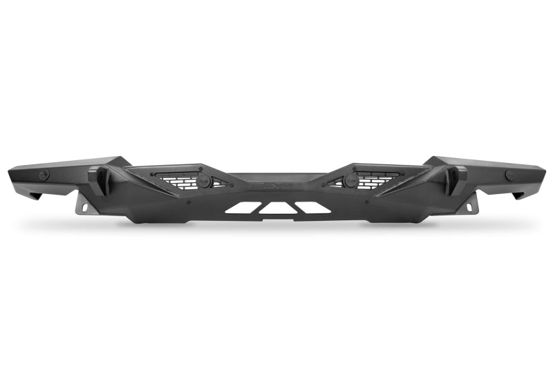 DV8 Offroad Spec Series Rear Bumper for 2018-2023 Jeep Wrangler JL - High Clearance Rock Crawling Bumper with D-Ring Mounts and Trail Lighting