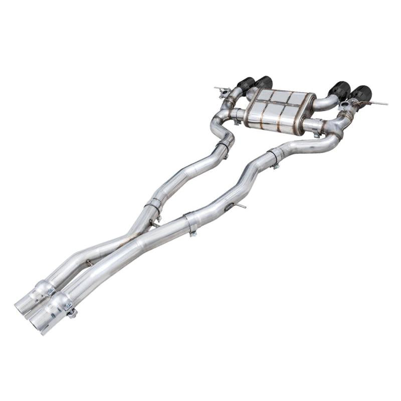 AWE SwitchPath Catback Exhaust for BMW G8X M3/M4 - Diamond Black Tips