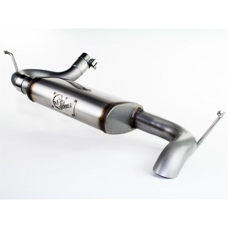 aFe MACHForce XP 07-17 Jeep Wrangler V6-3.6/3.8L 409 SS 2.5in Axle-Back Exhaust