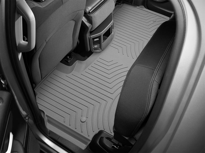 WeatherTech 19-21 Dodge Ram 1500 Rear FloorLiner HP in Gray - Custom Fit, Durable TPE Material