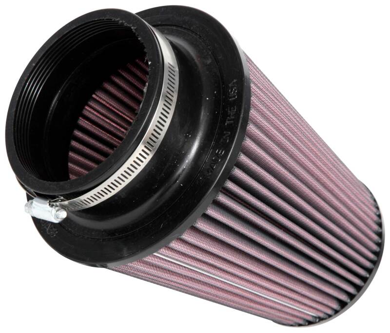 K&N Universal Clamp-On Air Filter 4in FLG / 6-1/2in B / 4-1/2in T / 8in H-SR1 Performance