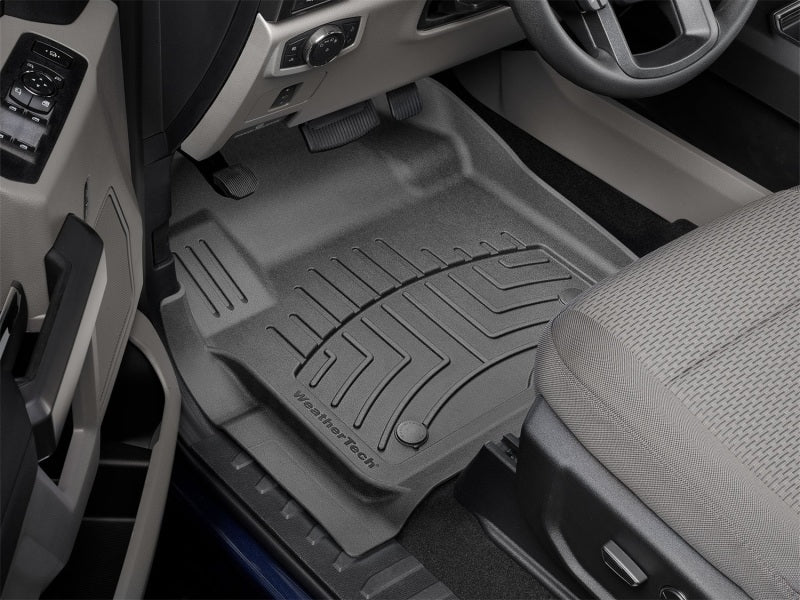 WeatherTech FloorLiner HP for 2017-2019 Ford F250/F350/F450/F550 Front - Black
