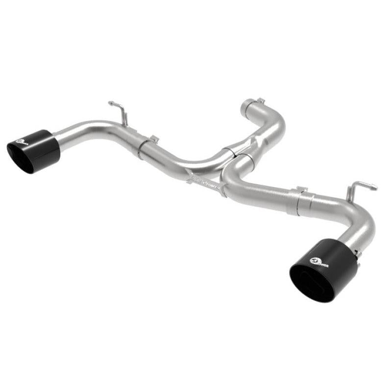 aFe 18-20 VW GTI (MK7.5) 2.0L MACH Force-Xp 3in to 2.5in 304 SS Axle-Back Exhaust System-Black Tips-SR1 Performance