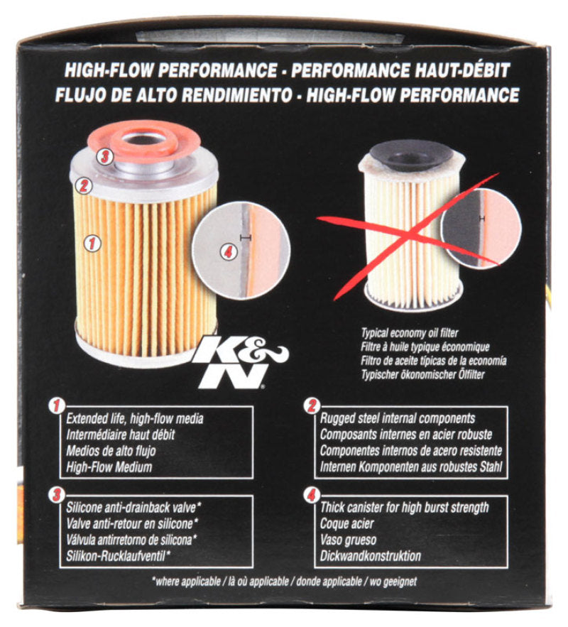 K&N Oil Filter OIL FILTER; AUTOMOTIVE-SR1 Performance