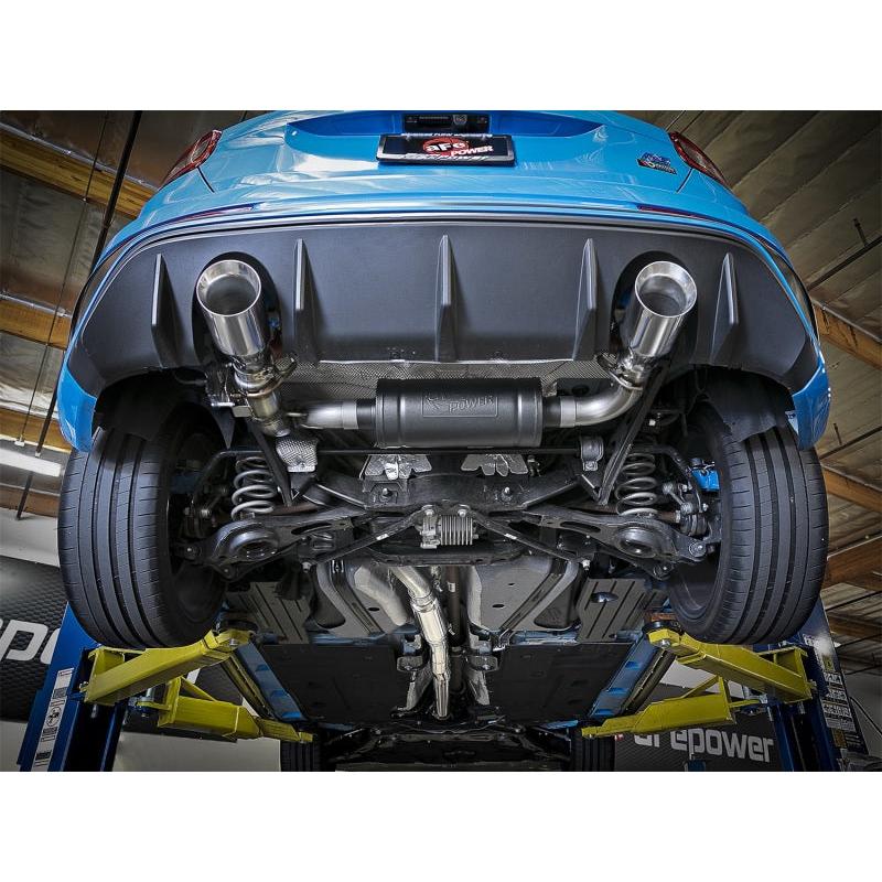 aFe Takeda 3in 304 SS Cat-Back Exhaust w/ Polished Tip 16-18 Ford Focus RS 2.3L (t)-SR1 Performance
