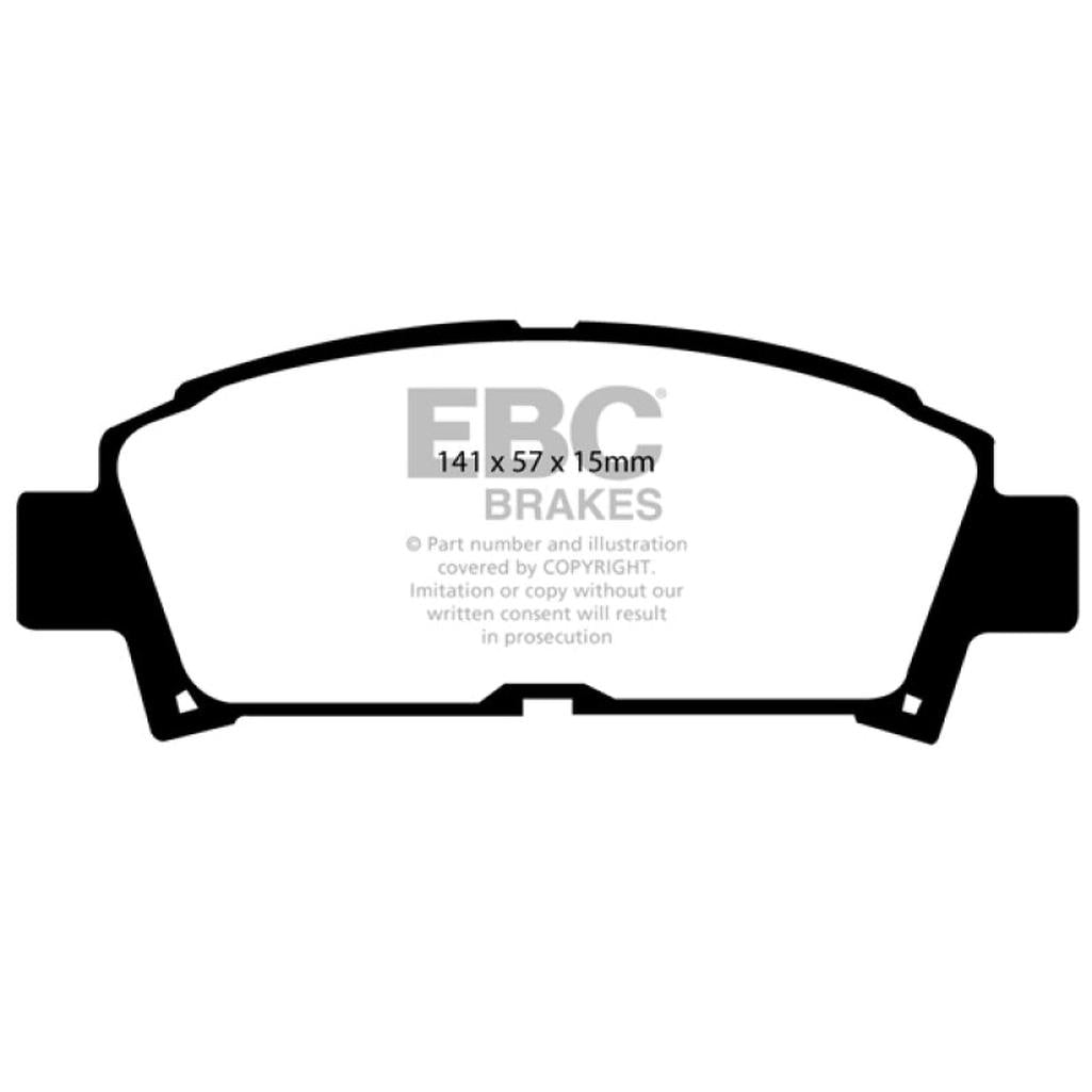 EBC Yellowstuff Front Brake Pads for Toyota MR2 1993-1995 - High Performance Street and Track Use
