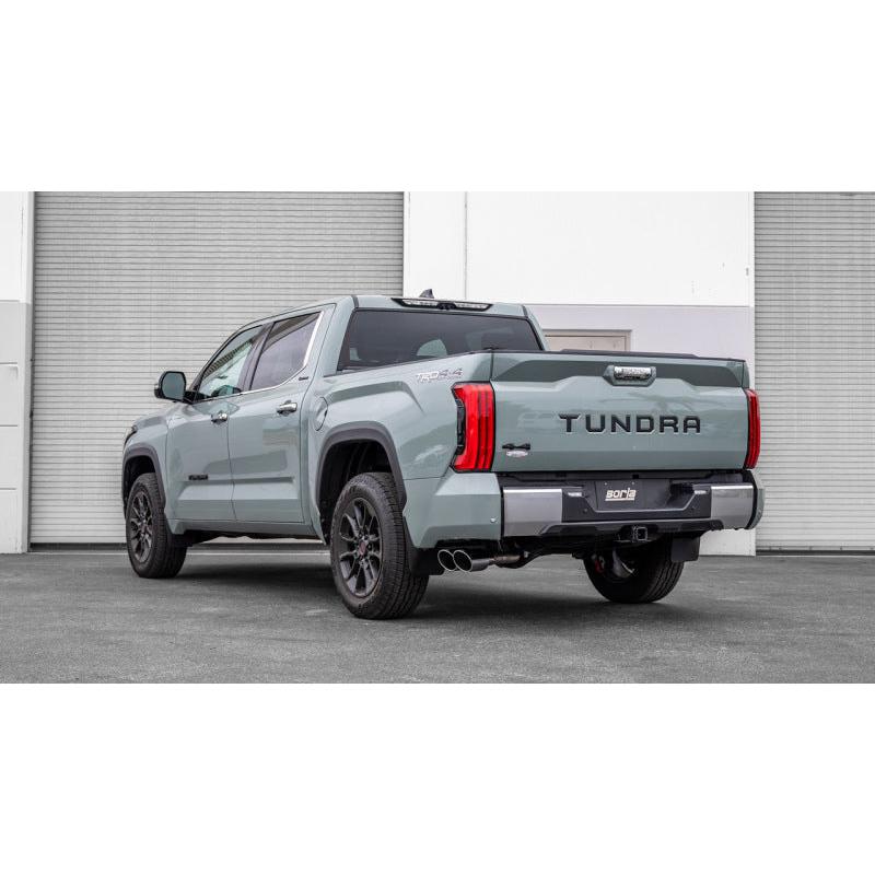 Borla 22-24 Toyota Tundra 3.4L V6 (Inc. Hyb.) Ext. Cab/STD Bed/145.7in WB ATAK Cat-Back - Chrome