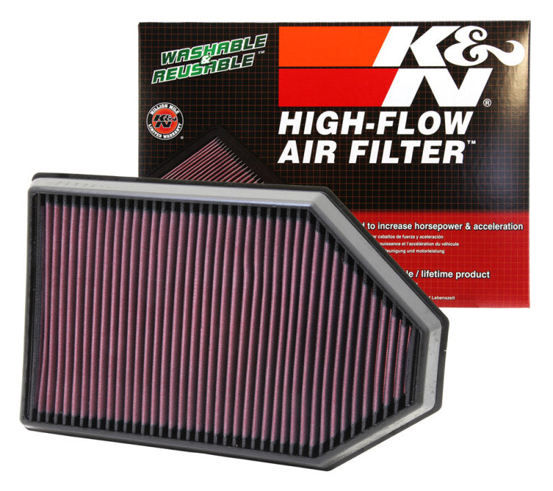K&N Replacement Air Filter for 11 Chrysler 300/300C / Challenger 3.6L/5.7L/6.4L / Charger 3.6L/5.7L-SR1 Performance