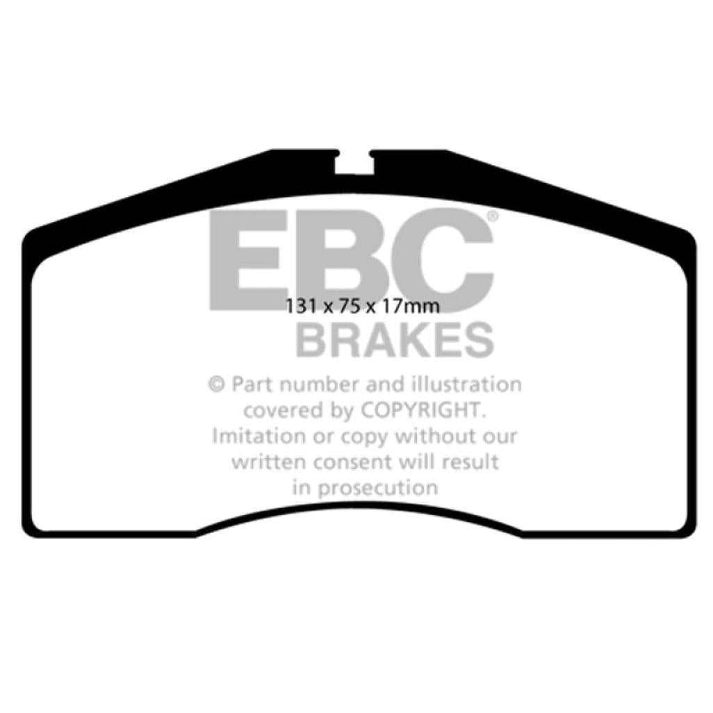 EBC Yellowstuff Front Brake Pads for Porsche 911 (964) and 928 – High-Performance Street and Track Use