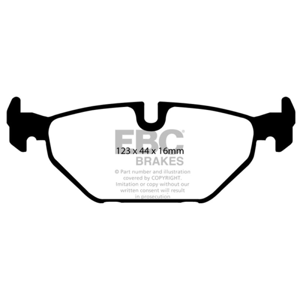 EBC Yellowstuff Rear Brake Pads for Saab 9-5 2001-2007 – High-Performance Street and Track Use