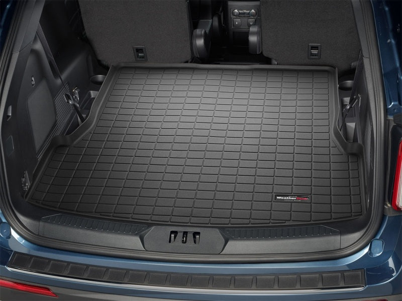 WeatherTech 2020+ Ford Explorer Cargo Liner - Black with Raised Lip and Textured Finish