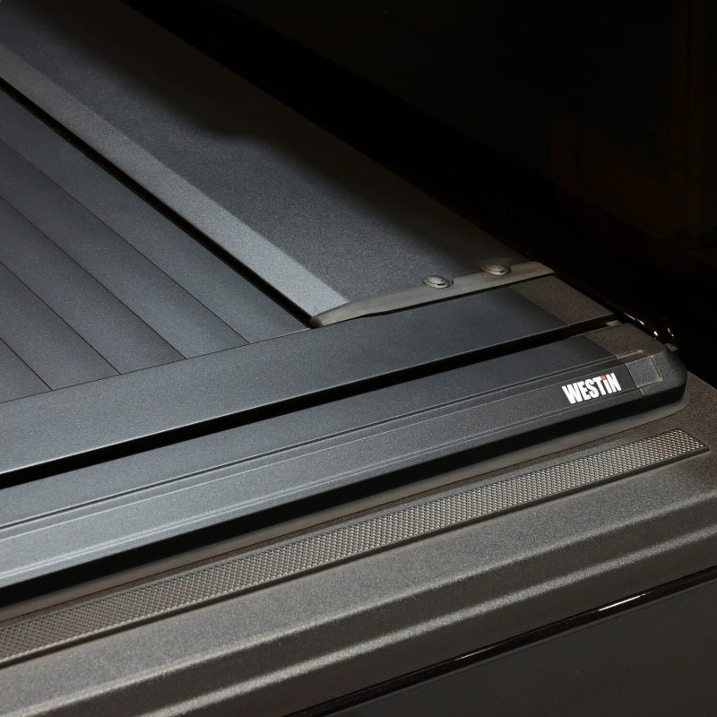 Westin 15-25 Ford F-150 Electric Retractable Tonneau Cover with Black Finish