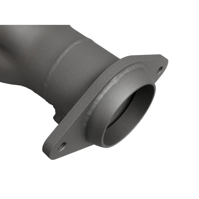 aFe Twisted Steel 304SS Short Header 15-22 Dodge Challenger SC V8-6.2L / 6.4L HEMI Titanium Coating-SR1 Performance