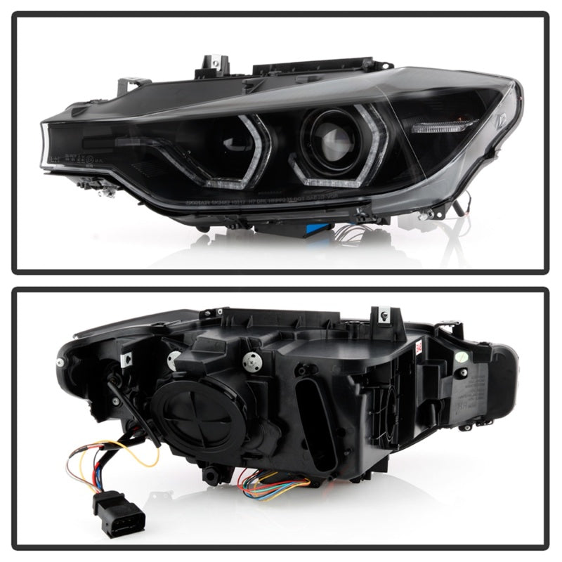 Spyder 12-14 BMW F30 3 Series 4DR Projector Headlights - Black PRO-YD-BMWF3012-AFSHID-BK-SR1 Performance