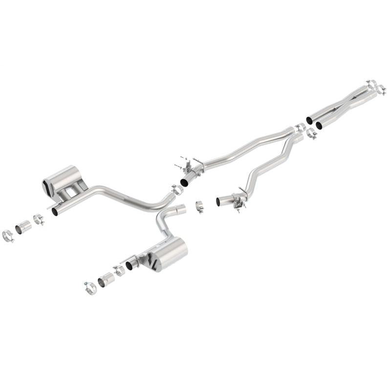 Borla 2015 Dodge Challenger SRT/392 Hemi 6.4L V8 ATAK Catback Exhaust w/ Valves Factory Bezel