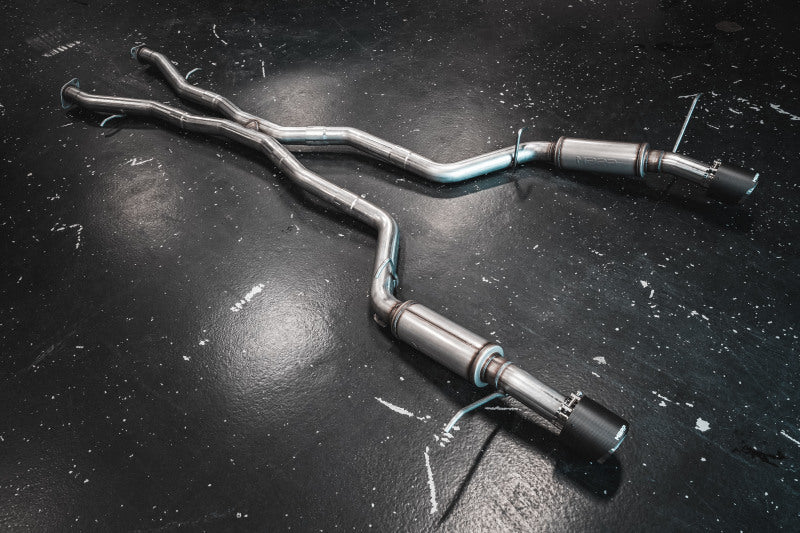 MBRP 18-23 Dodge Durango SRT 6.4L Armor Pro T304 SS 3in Cat Back Exhaust Dual Rear Exit w/ CF Tips-SR1 Performance