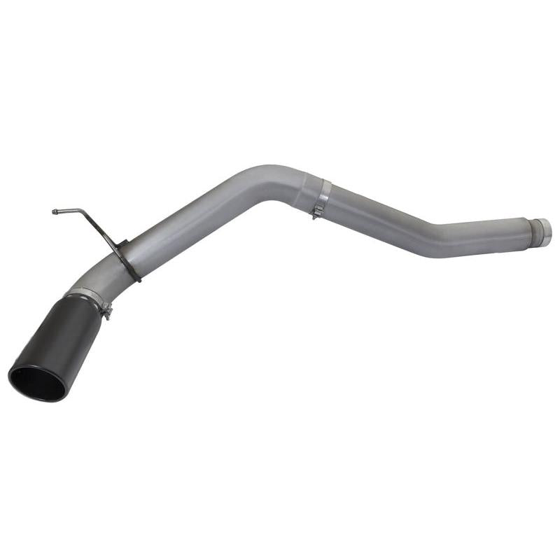 aFe LARGE BORE HD 5in DPF-Back SS Exhaust w/ Black Tip 2016 Nissan Titan 5.0L V8 (td) CC SB-SR1 Performance