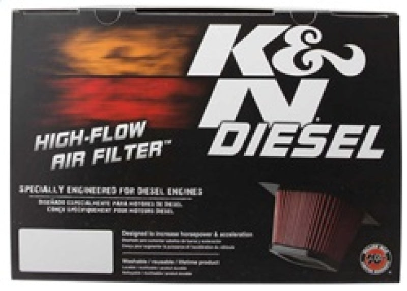 K&N 06 Chevrolet Duramax 6.6L-V8 DSL Drop In Air Filter-SR1 Performance