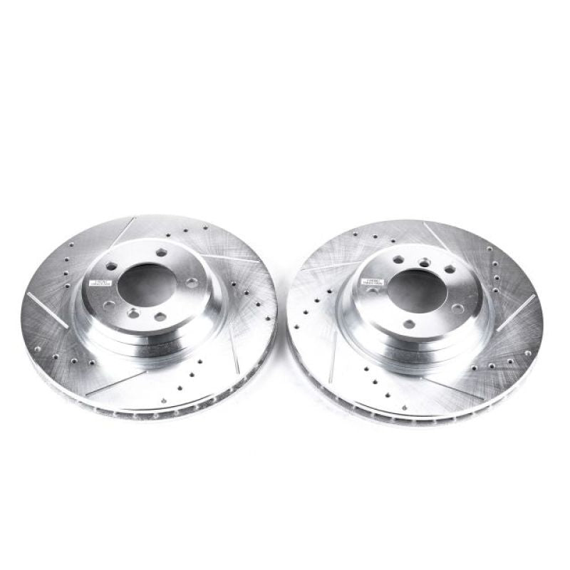 Power Stop 09-11 BMW 335d Front Evolution Drilled & Slotted Rotors - Pair-SR1 Performance