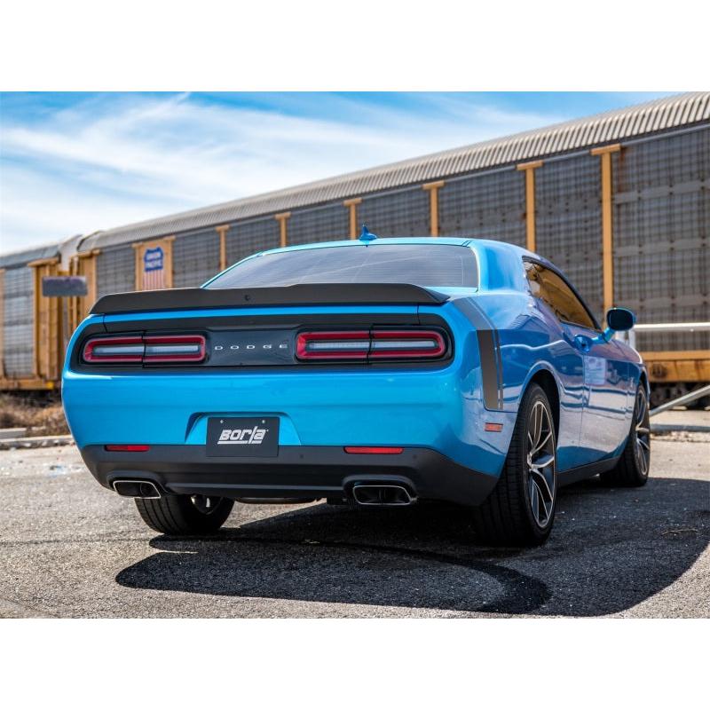 Borla 2015 Dodge Challenger SRT/392 Hemi 6.4L V8 ATAK Catback Exhaust w/ Valves Factory Bezel