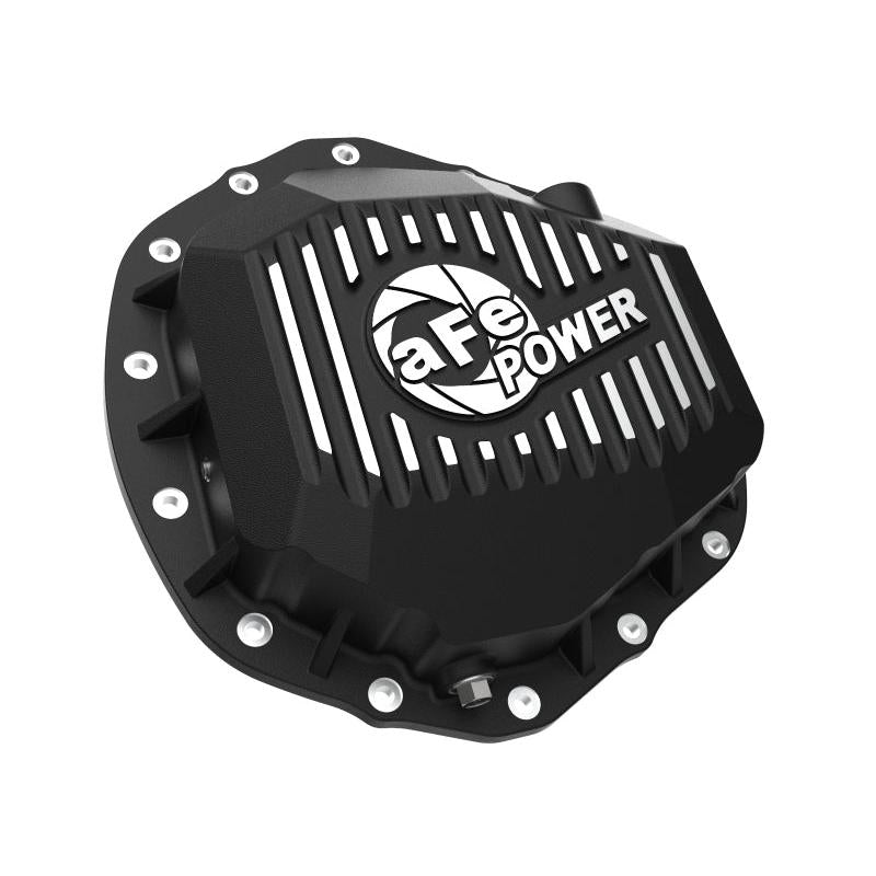 aFe 2020 Chevrolet Silverado 2500 HD  Rear Differential Cover Black ; Pro Series w/ Machined Fins