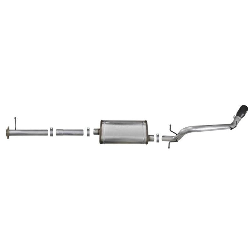 aFe Mach Force-XP Exhaust 3in CB SS 15-17 GM Colorado/Canyon 2.5L/3.6L Side Exit w/ Black Tip-SR1 Performance