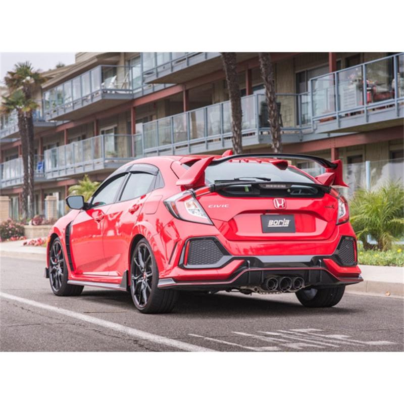 Borla 17-18 Honda Civic Type R 2.0L 2.75in Atak Adjustable Catback Exhaust (Carbon Fiber Black Tip)