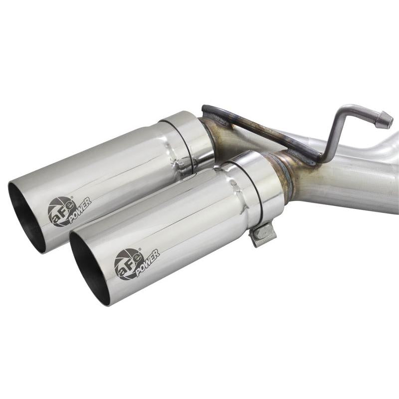 aFe Rebel Exhausts 3in SS Cat-Back 15-16 Ford F-150 EcoBoost V6 2.7/3.5L V8 5.0L w/ Polished Tips