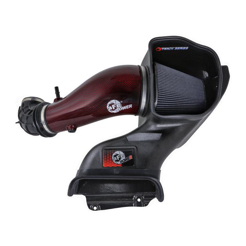 aFe 23-24 Ford F150 Raptor R Supercharged Red Carbon Track Series Air Intake w/ P5R Filter (MOQ 24)-SR1 Performance