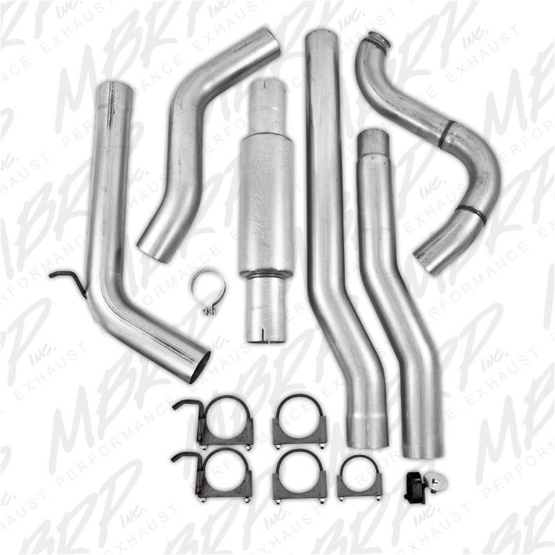 MBRP 88-93 Dodge 2500/3500 Cummins 5.9L 4WD ONLY Turbo Back Single Side Exit P Series Exhaust-SR1 Performance