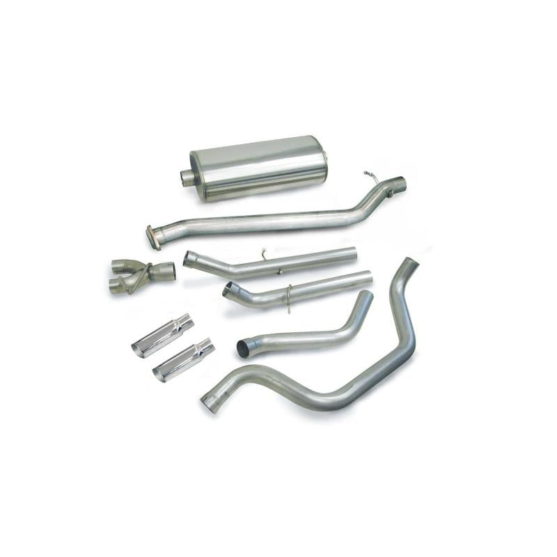 Corsa 1999-2007 Chevrolet Silverado Ext. Cab/Short Bed 1500 4.8L V8 Polished Sport Cat-Back Exhaust-SR1 Performance