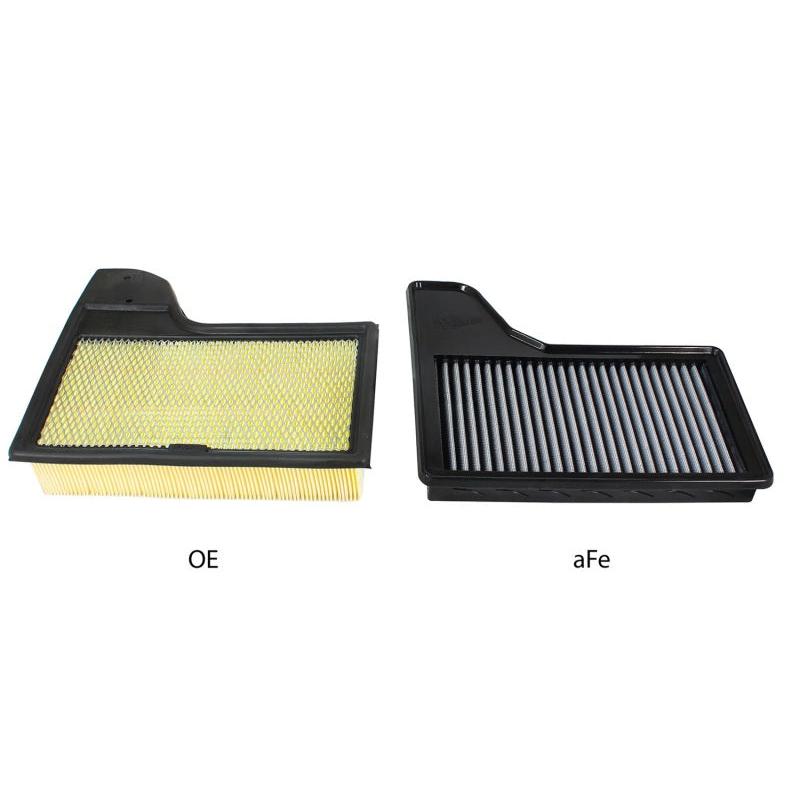 aFe MagnumFLOW OEM Replacement Air Filter PRO Dry S 2015 Ford Mustang L4 / V6 / V8-SR1 Performance