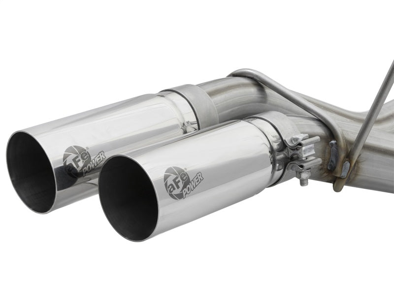 aFe POWER Rebel Series 3in 409 SS Cat Back Exhaust w/ Polished Tips 17 Ford F-150 Raptor V6-3.5L-SR1 Performance