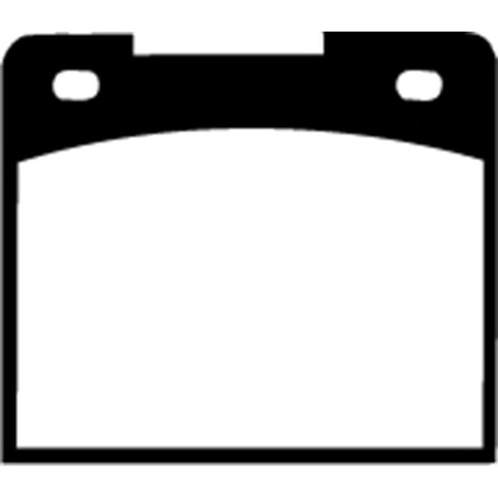 EBC Greenstuff 2000 Series Rear Brake Pads for Volvo 140 and 145 Models – Part No. DP2114