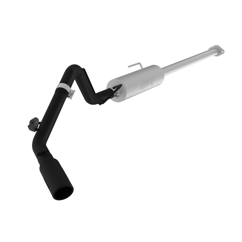 MBRP 09-14 Toyota Tacoma 4.0L EC/CC Cat-Back Single Exit AL - Black-SR1 Performance