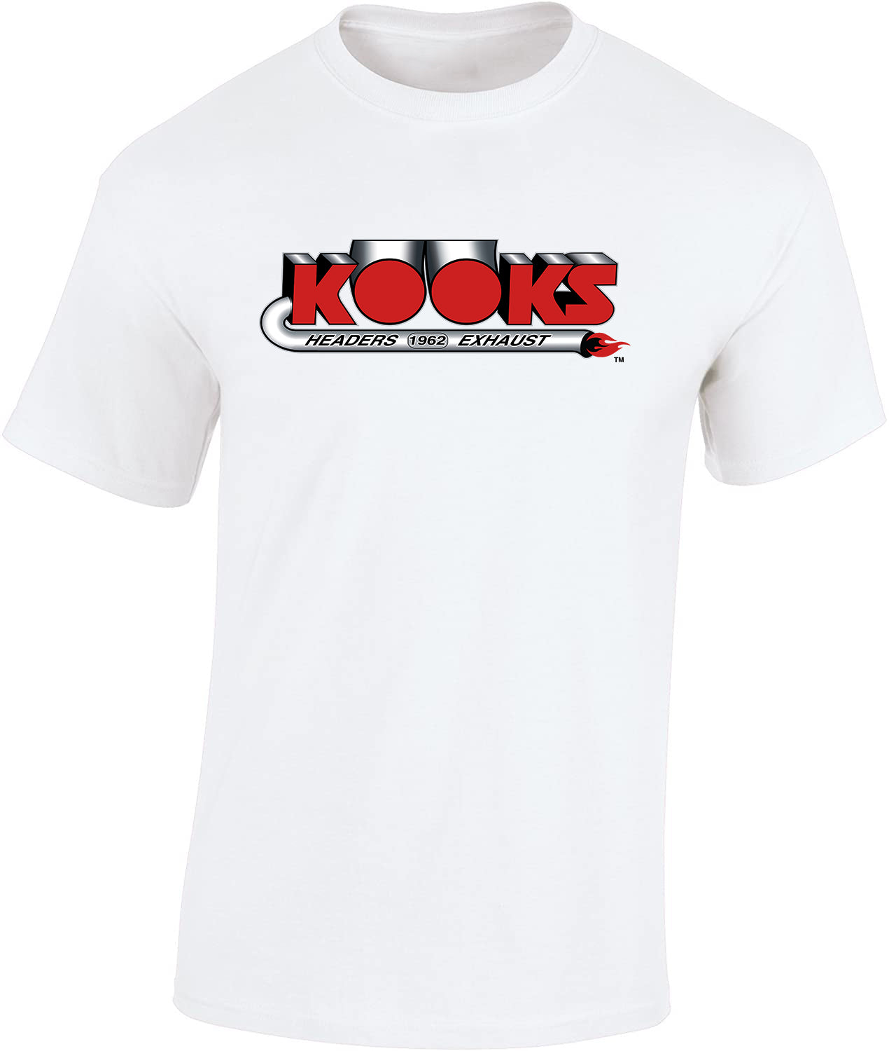 White T-Shirt with Kooks Logo - Small