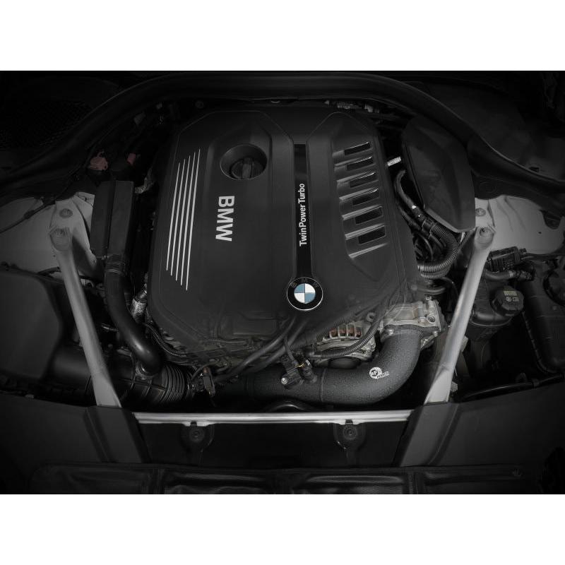 aFe 17-22 BMW 540i (G30/G31/G38) B58 L6 3.0L (t) BladeRunner 3in Aluminum Hot Charge Pipe - Black-SR1 Performance