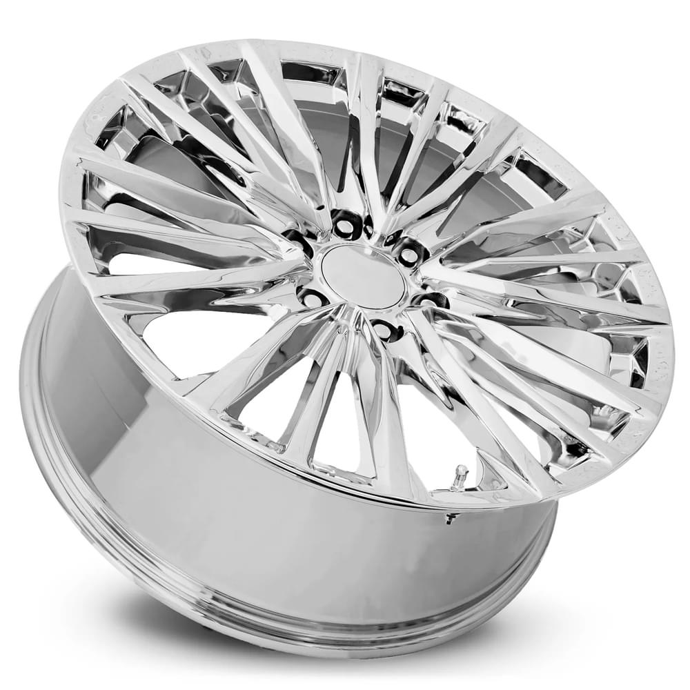 FR 205 - PLATINUM V REPLICA WHEEL-Chrome 24x10 6x5.5 + 31 HB 78.1