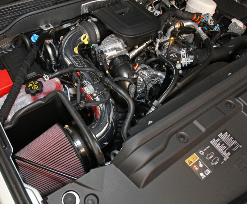 K&N 77 Series Performance Intake Kit for 2015 Chevrolet Silverado/GMC Sierra 2500 / 3500 6.6L V8-SR1 Performance