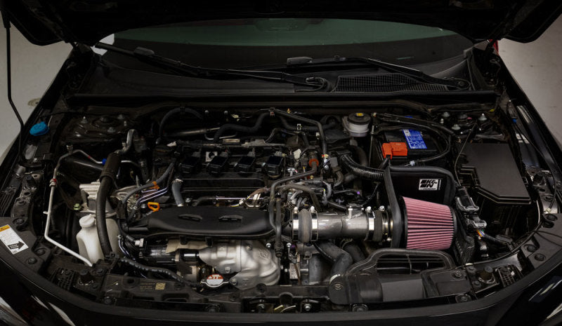 K&N 2022 Honda Civic 1.5L Turbo L4 Silver Typhoon Intake-SR1 Performance