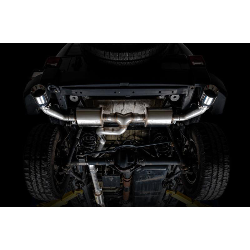 AWE Tuning 07-18 Jeep Wrangler JK/JKU 3.6L Tread Edition Axle-Back Dual Exhaust - Chrome Silver Tips