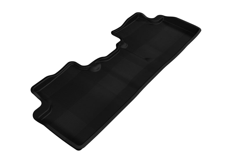 3D MAXpider 2012-2015 Honda Civic Sedan Kagu 2nd Row Floormats - Black-SR1 Performance