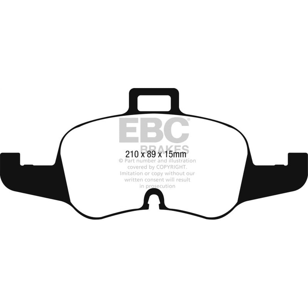 EBC Bluestuff NDX Front Brake Pads for Audi TTS Quattro 2022-2023 - High Friction Sport and Track Performance