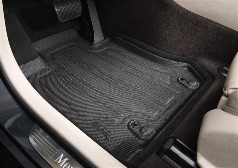 3D MAXpider 16-21 Mercedes-Benz GLC-Class (X205) Elegant Hybrid 1st Row Floormat - Black-SR1 Performance
