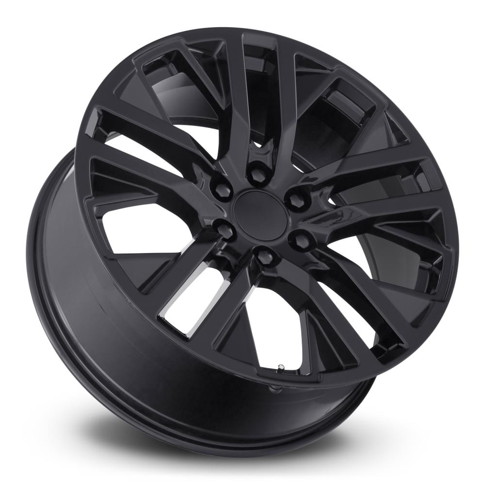 FR 96 – GMC CARBONPRO REPLICA WHEELS-Gloss Black 24x10 6x5.5 + 31 HB 78.1