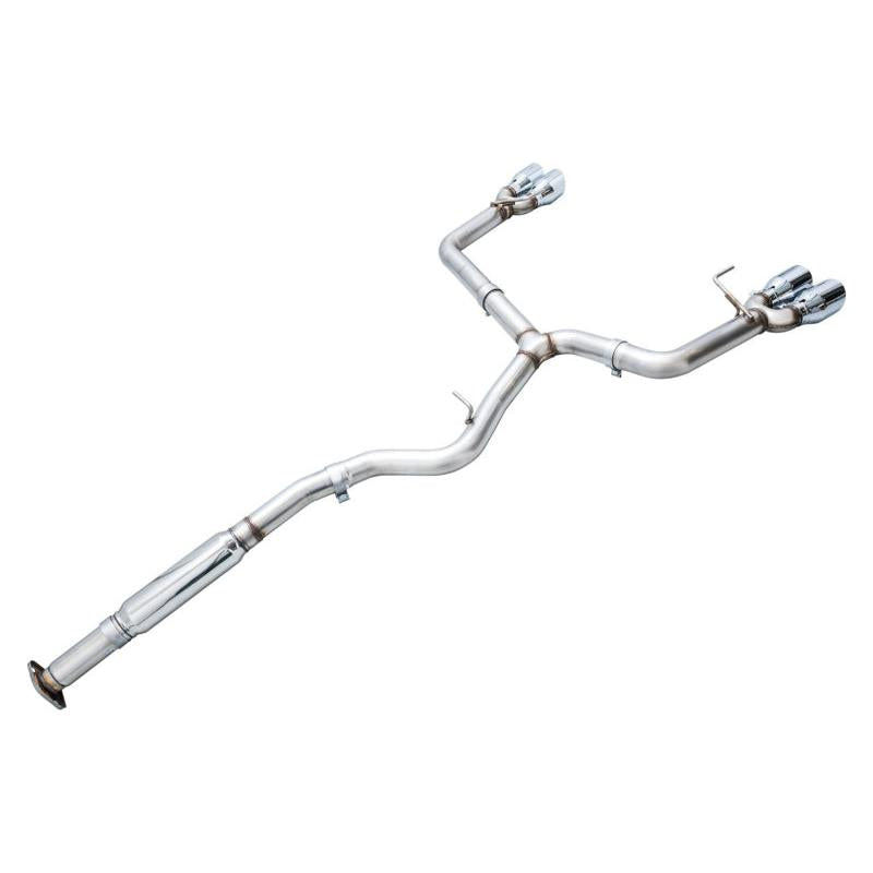 AWE Tuning 2022+ VB Subaru WRX Track Edition Exhaust - Chrome Silver Tips